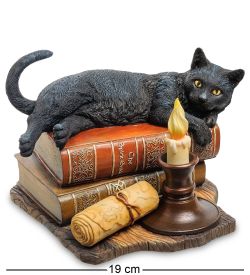 WS-843 Статуэтка «Кот на книгах» (Лиза Паркер)