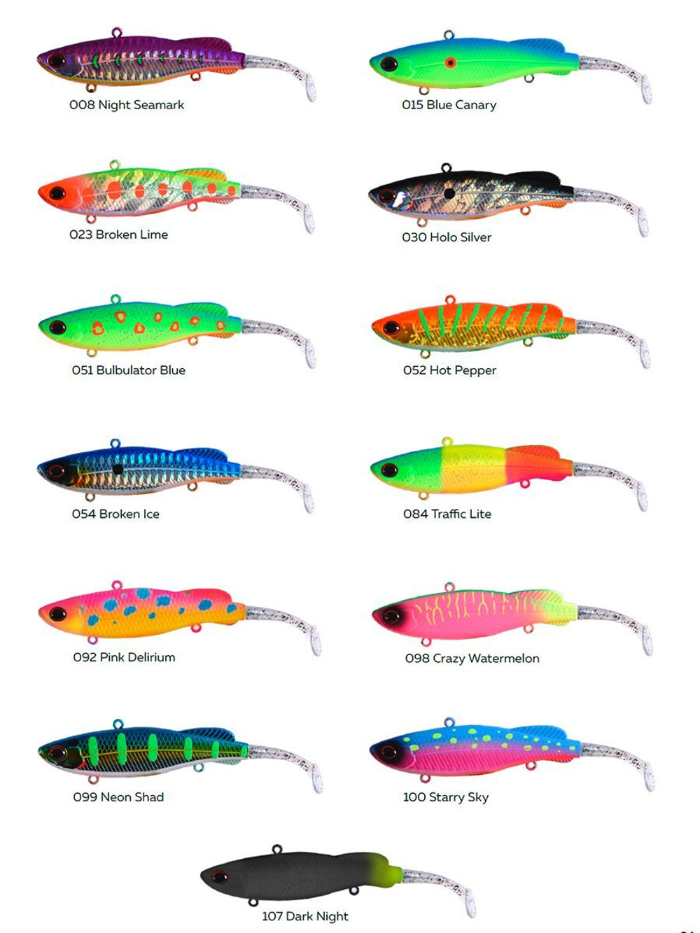 Виб (тонущий воблер) для зимней рыбалки ECOPRO Мышь 82мм 28г 051 Bulbulator Blue