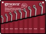 W2S9TB Набор ключей гаечных накидных изогнутых серии ARC в сумке, 6-24 мм, 9 предметов