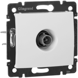 4331/4431 Розетка TV проходная 10 шт белая