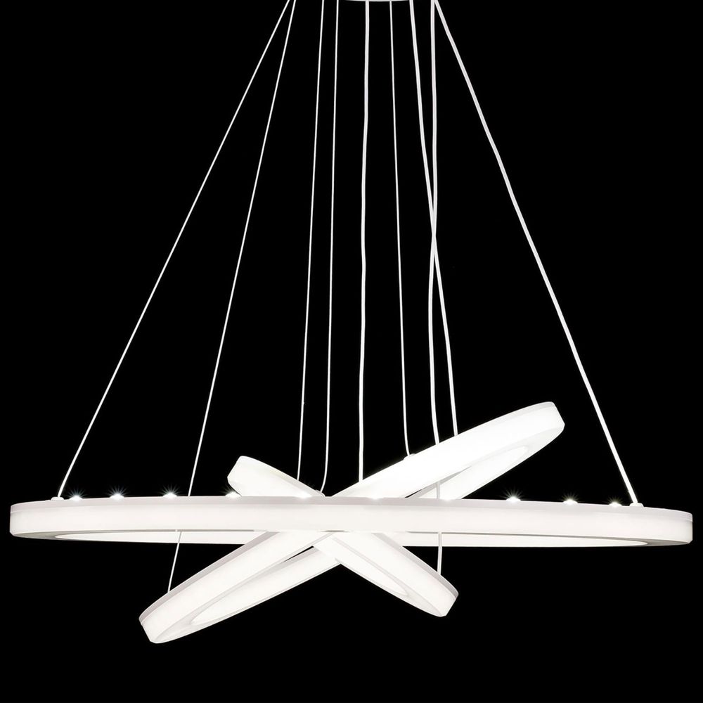 Citilux Электрон Смарт CL710A104S Умная люстра подвесная Белая