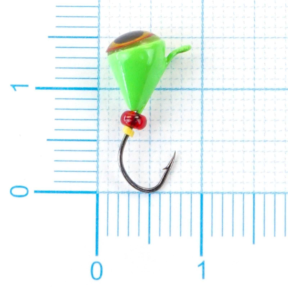 Мормышка вольфрамовая "Конус" большой с глазком (1.4гр)