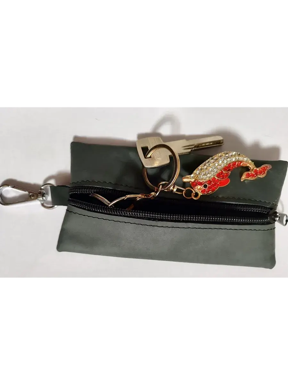 Ключница карманная из натуральной кожи