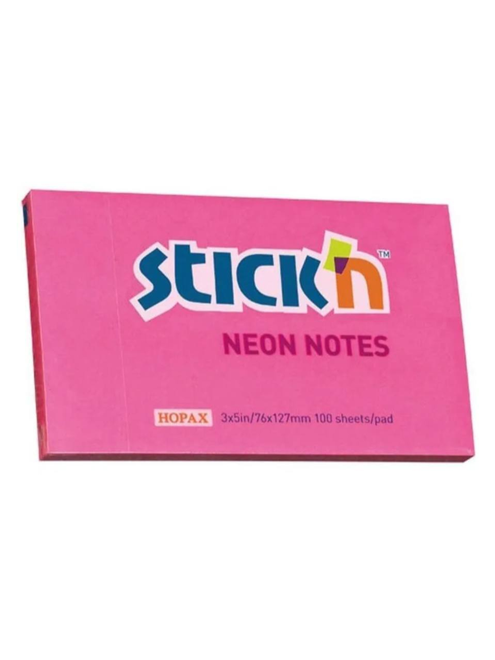 Карточки с клеевым слоем STICK N HOPAX, 76*127 мм, 100 листов в упаковке