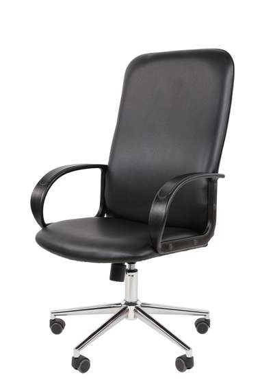 Офисное кресло Chairman 278 Россия экопремиум черный хром