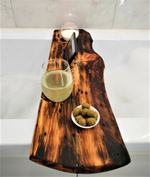 Полка столик (подставка) для ванной из 100% цельного кедра