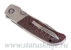 Нож CKF/Terzuola Eagle Rock S90V красный карбонфотография - 10