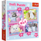 Puzzle "4in1" - Fun cats / Trefl