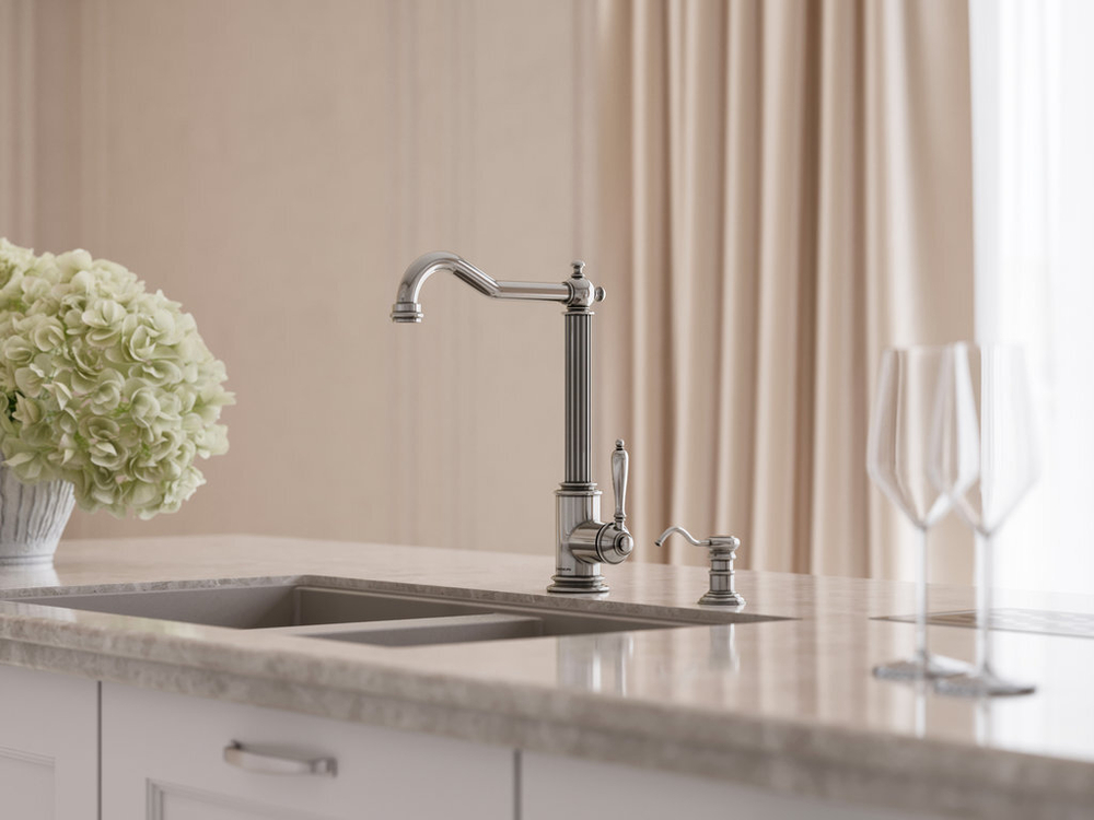 Смеситель Toshima-SI латунь/античное серебро