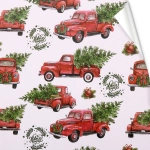 Бумага упаковочная 50х70 см «Зимнее путешествие!» (1 лист)