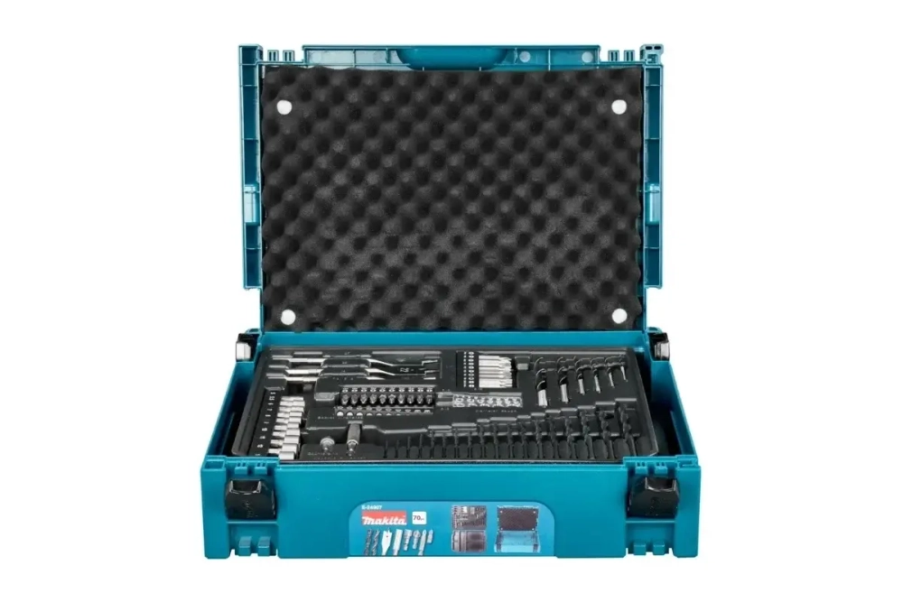 Набор оснастки в кейсе Makpac 70 предметов Makita E-24907