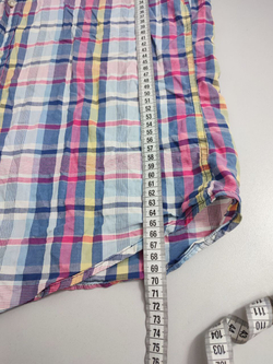 Рубашка H&M в клетку 48 размер