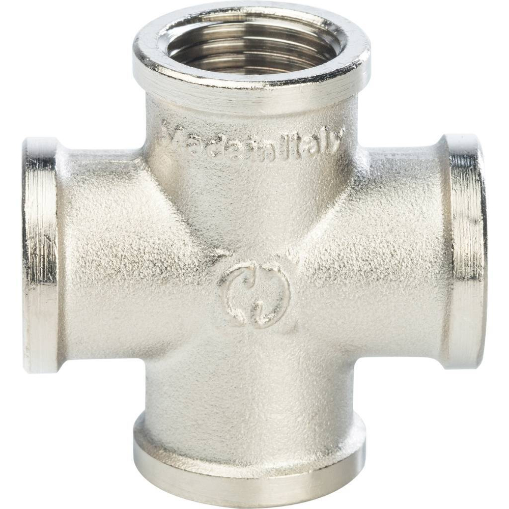 Крестовина ВР никелированная     1/2"