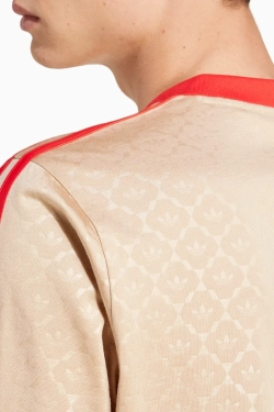 Тениска с дълги ръкави adidas David Beckham Originals - бежевый