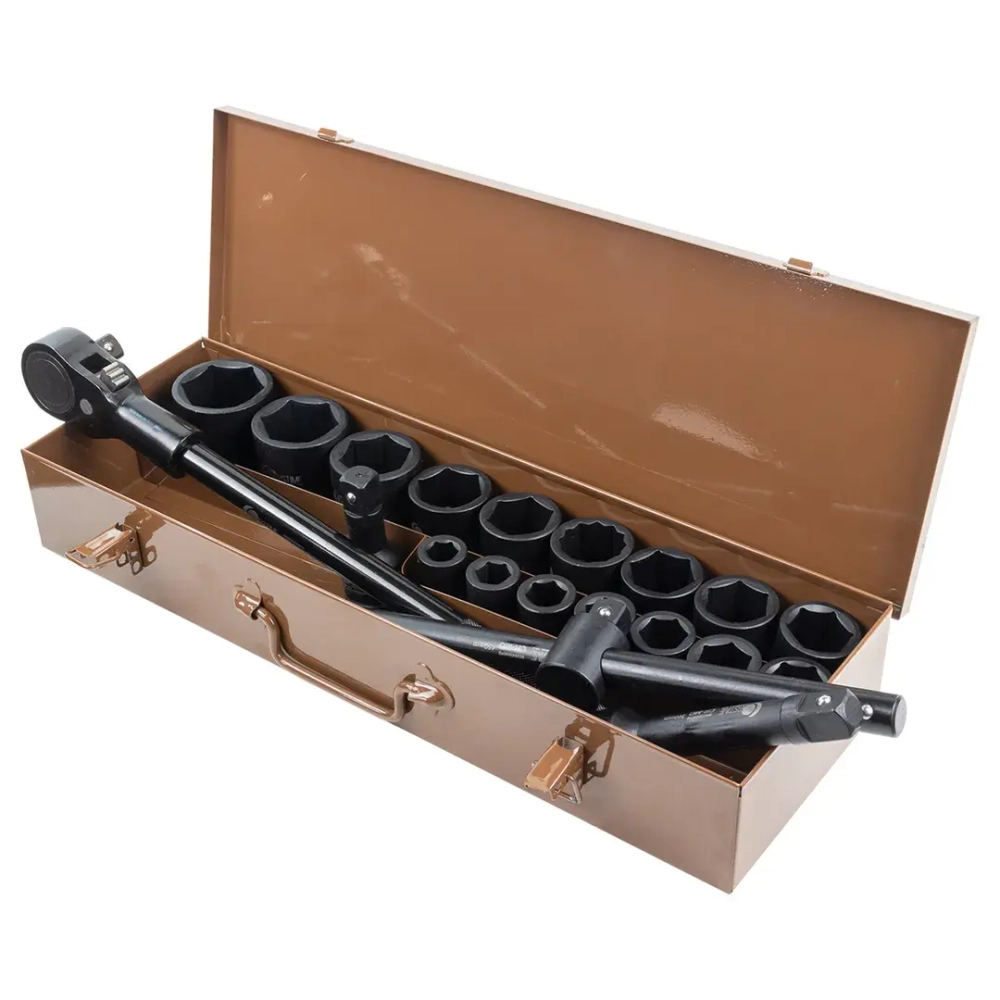 Набор инструментов ударных 21пр. 3/4''(6гр.) FORSTIME FT-6212-5MPB