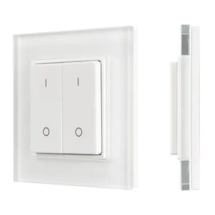 Панель SMART-P47-DIM-G-SUF (3V, 2 зоны, Knob, 2.4G) (Arlight, Пластик) 032984