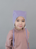 Шапка весенняя/осенняя вязаная (Св.сиреневый) ЭНИ
