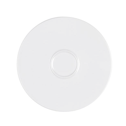 SALAM - Блюдце круглое 18 см, белое, фарфор SALAM артикул 210951, DEGRENNE, Франция