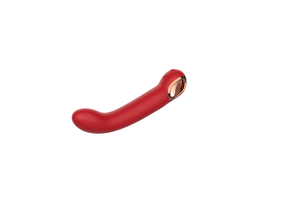 Силиконовый вибратор с магнитным зарядным устройством SW3042red