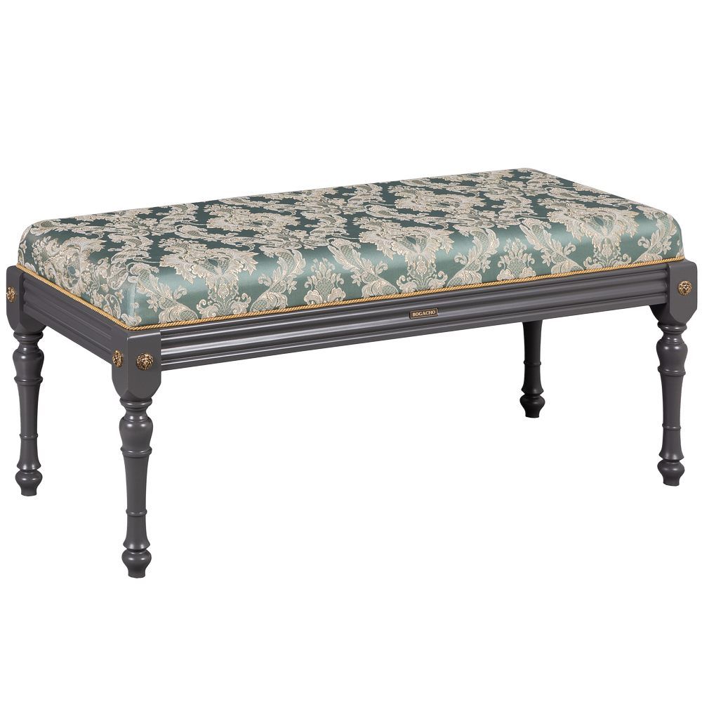 Банкетка Классика 2 Серый Каледония Минт