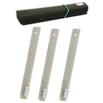 Линейка пластик 25см прозрачная тогированная (Л-9298) (Проф-Пресс)