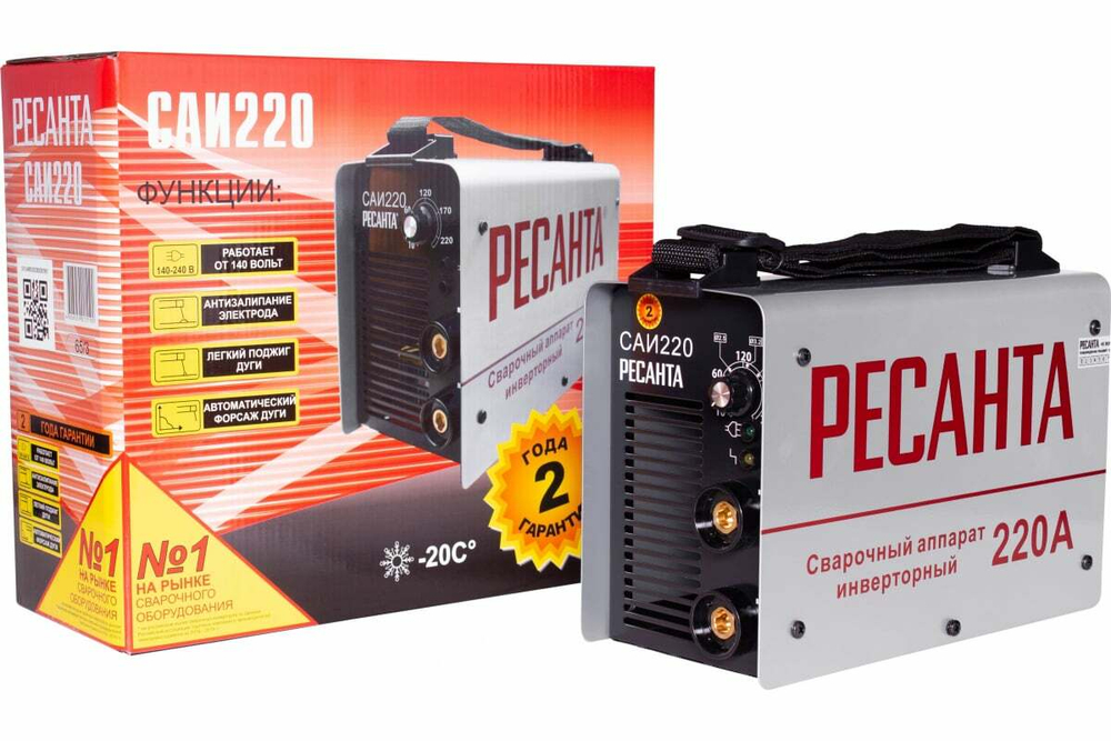 Инверторный сварочный аппарат Ресанта САИ 220