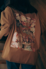 Лонгслив Oversize с принтом