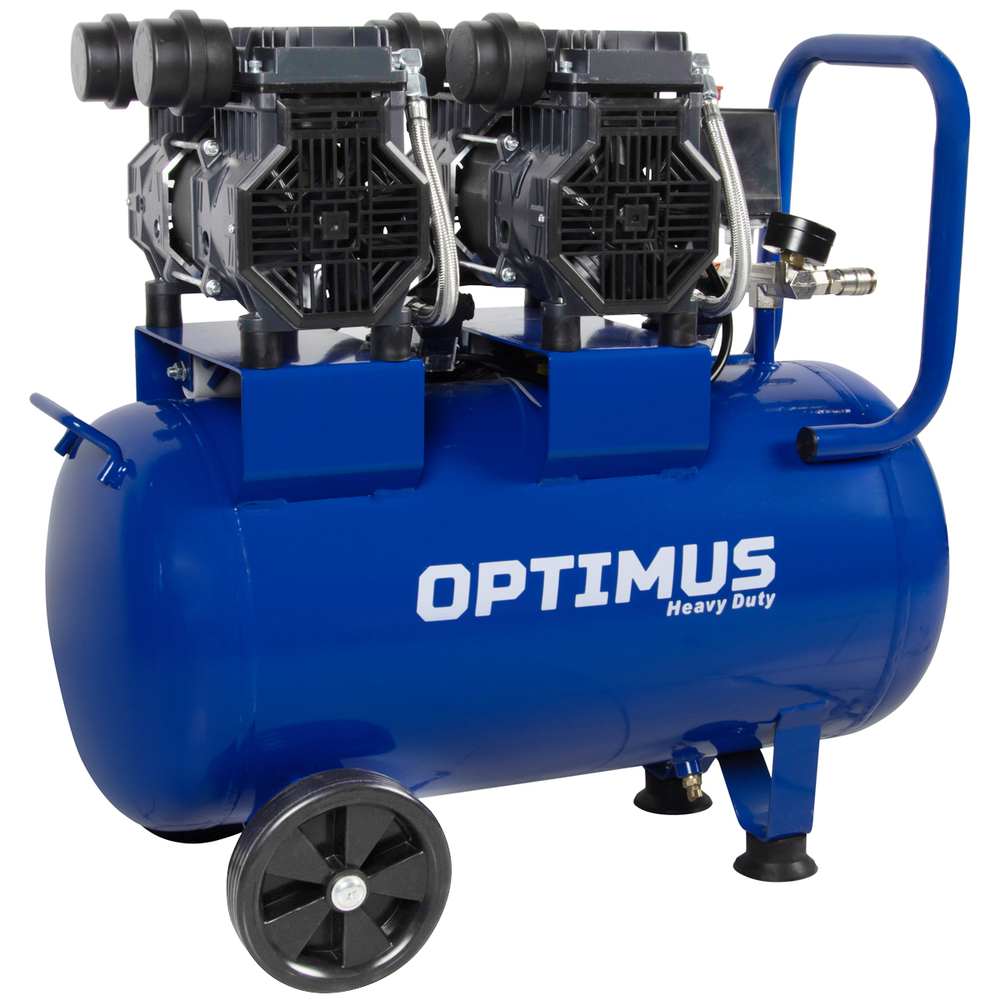 OPT-305044 Компрессор поршневой безмасляный, 440 л/мин, 3 КВт, 220 В, ресивер 50 л