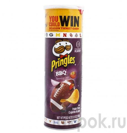 Чипсы Pringles BBQ со вкусом соуса барбекю, 158 гр
