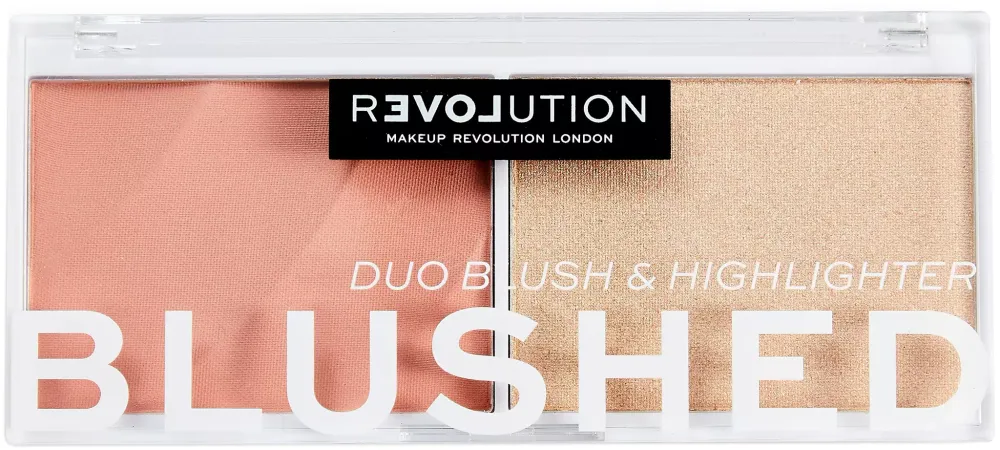 РУМЯНА И ХАЙЛАЙТЕР Makeup REVOLUTION BLUSHED Duo Blush & Highlighter - Sweet
