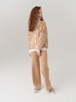 Кардиган для девочки в школу AT1010 сахара