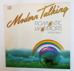 Винтажная виниловая пластинка LP Modern Talking Romantic Warriors The 5th Album (Болгария 1987)