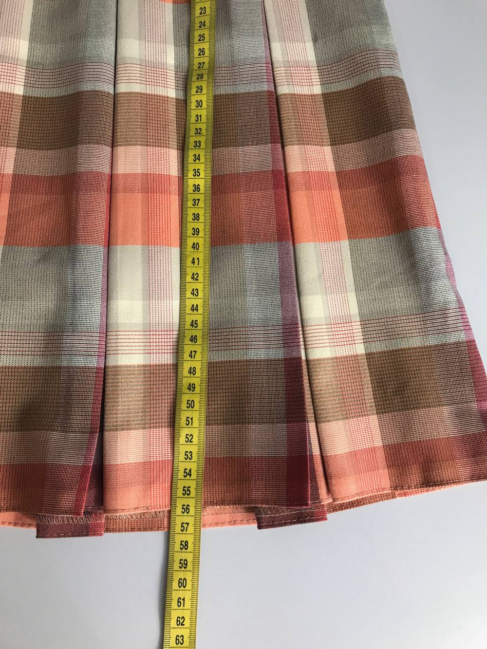 Юбка Bravo в стильную клетку, визуально 52 размер, новая