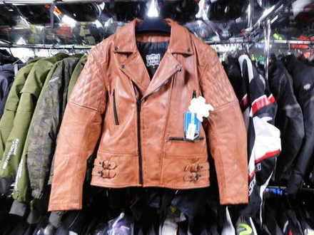 мотокуртка кожаная UK Vintage Double-001 XL