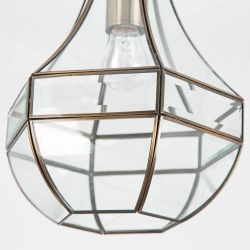 Citilux Гера-1 CL444110 Подвесной светильник витражный Бронза