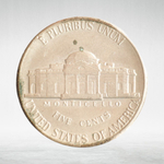 USA, 5 Cents, 1994 - Jefferson Nickel (First Portrait) (P), VF
