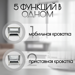 Детская кроватка 5в1 Velina