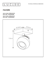 Спот Lucide Favori 09932/01/30