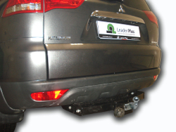 Фаркоп(прицепное) Лидер-Плюс для MITSUBISHI PAJERO SPORT 2 / 3 (2008-2021)(паспорт и сертификат в комплекте)(без электрики)M115-F