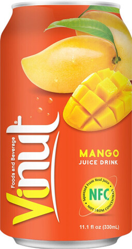Сокосодержащий Напиток Винут Манго / Vinut Mango Juice Drink 0.33 - банка