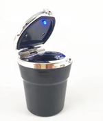 Пепельница автомобильная бездымная с подсветкой, подстаканник для автомобиля