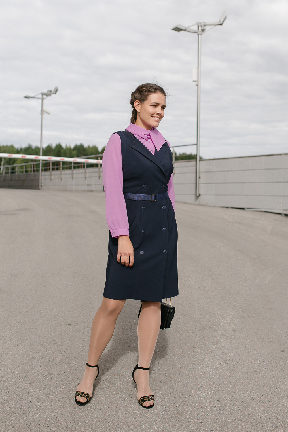 Блузка 2985ВЕ, Крокус #84К092985ВЕ