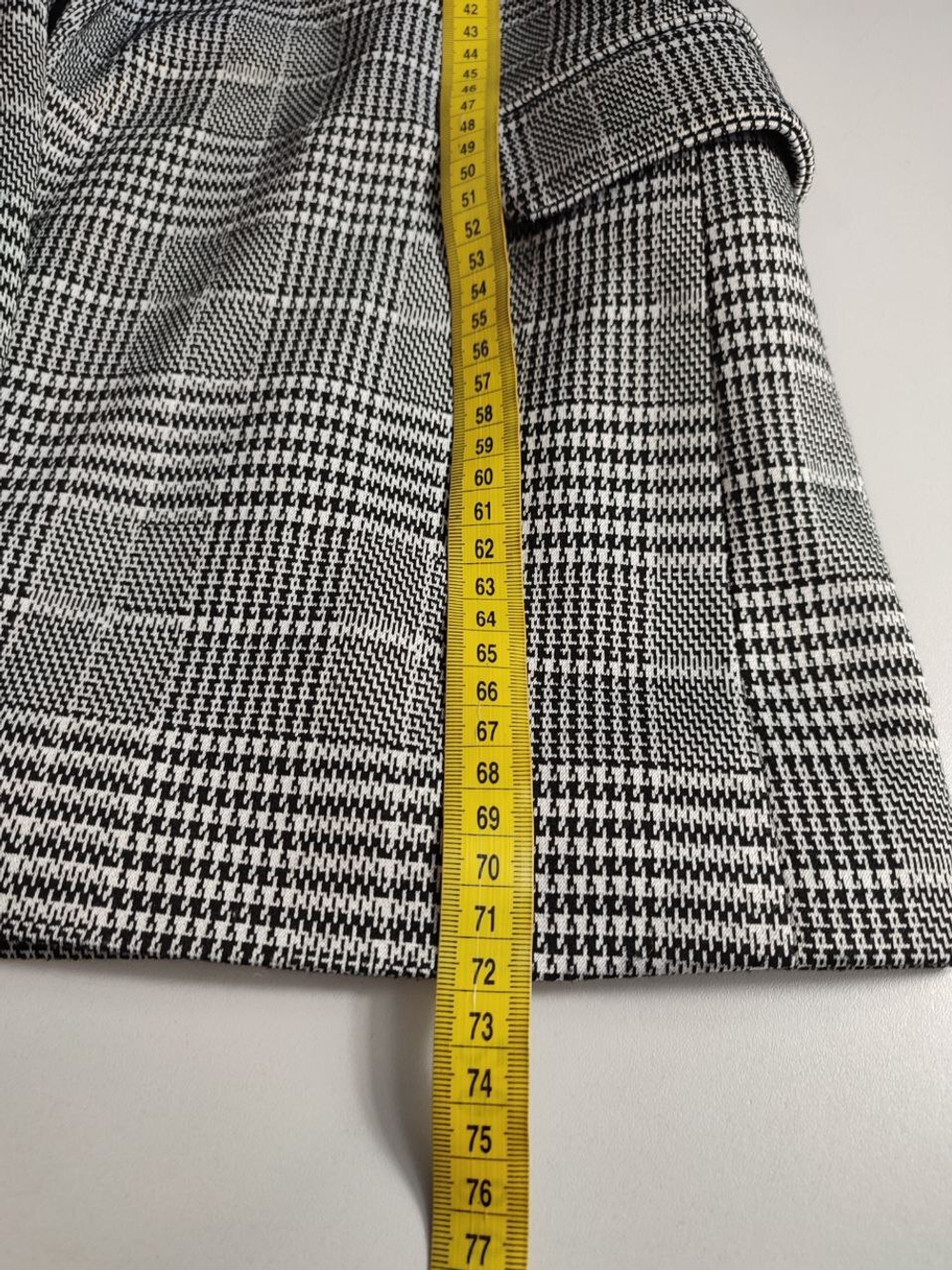 Жакет Stradivarius в клетку, маркировка S, визуально на 44 размер