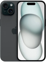 Смартфон Apple iPhone15 128ГБ; nanoSIM+eSIM; черный