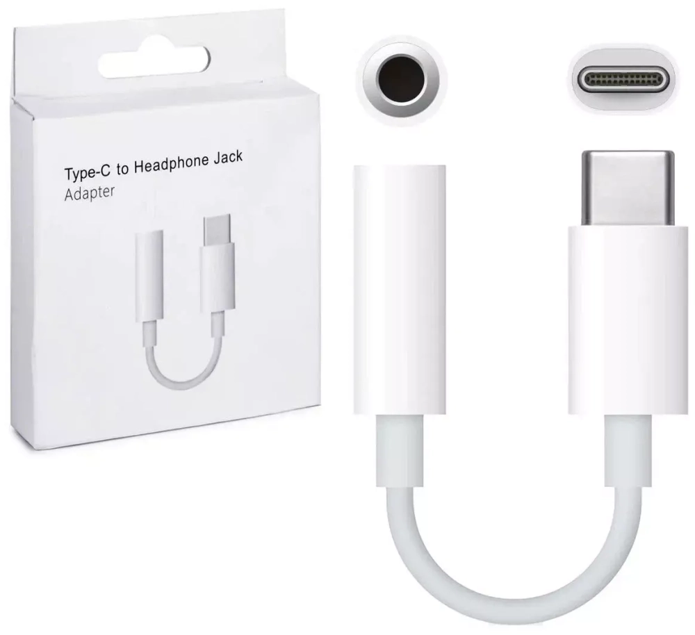 Адаптер Samsung  jack 3.5 - USB Type-C white