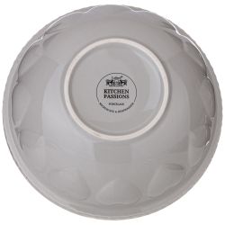 САЛАТНИК ДЛЯ СМЕШИВАНИЯ И СЕРВИРОВКИ LEFARD "KITCHEN PASSION" 20,50 СМ СЕРАЯ (КОР=8ШТ.)