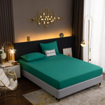 Комплект постельного белья Однотонный Сатин на резинке CSR044