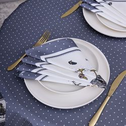 НАБОР САЛФЕТОК ИЗ 2-Х ШТ "FAMILY FARM" 40Х40СМ, ТВИЛ, ГРАФИТ