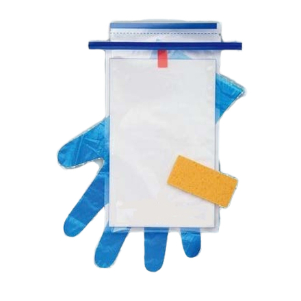 Губка для отбора проб, с нейтрализующим буфером и перчаткой, 100 штук/коробка