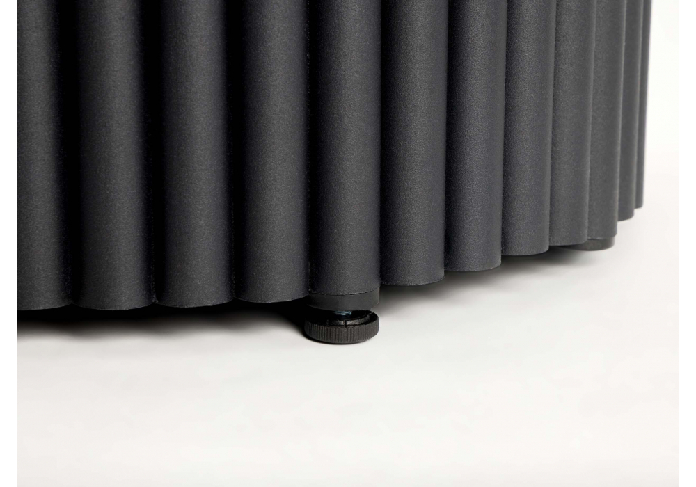 Стол деревянный Woodville Барел 110 черный, черный, ножки черные